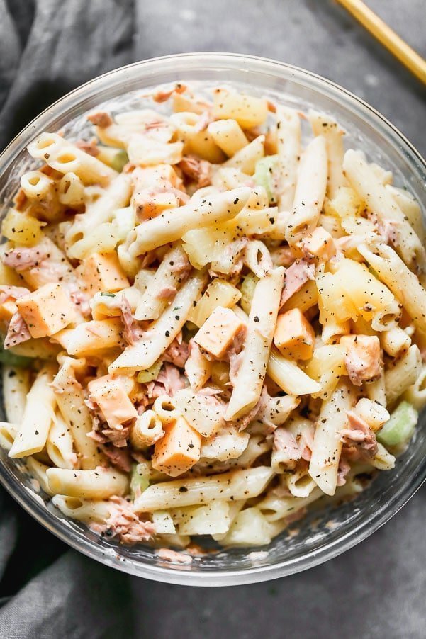 Creamy Tuna Pasta Salad With Pineapple Cooking For Keeps