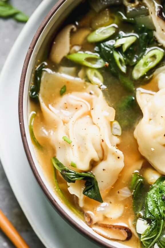 Pork Wonton Soup - Cooking for Keeps