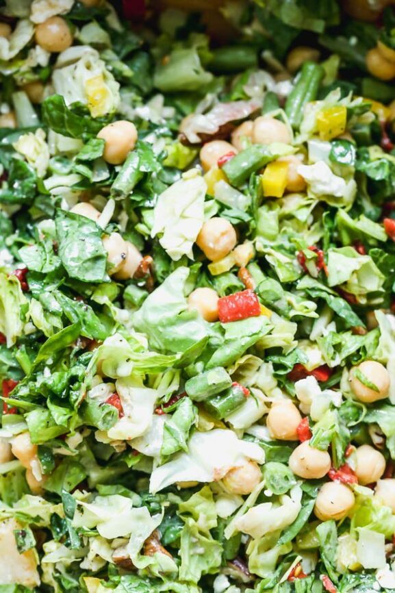 Chopped Chickpea and Tahini Salad - Cooking for Keeps