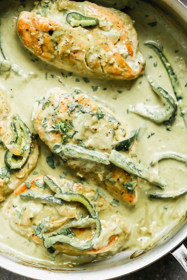 Creamy Poblano Chicken Cooking for Keeps