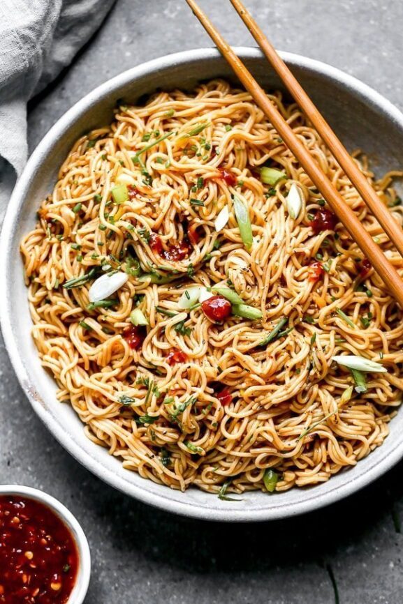 Simple Chili Garlic Noodles (5 Ingredients!) Cooking for Keeps