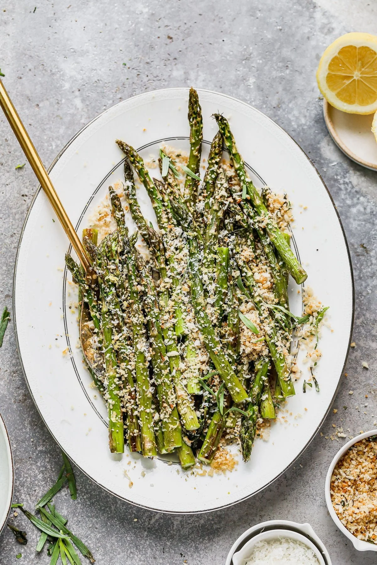 Roasted Asparagus with Breadcrumbs
