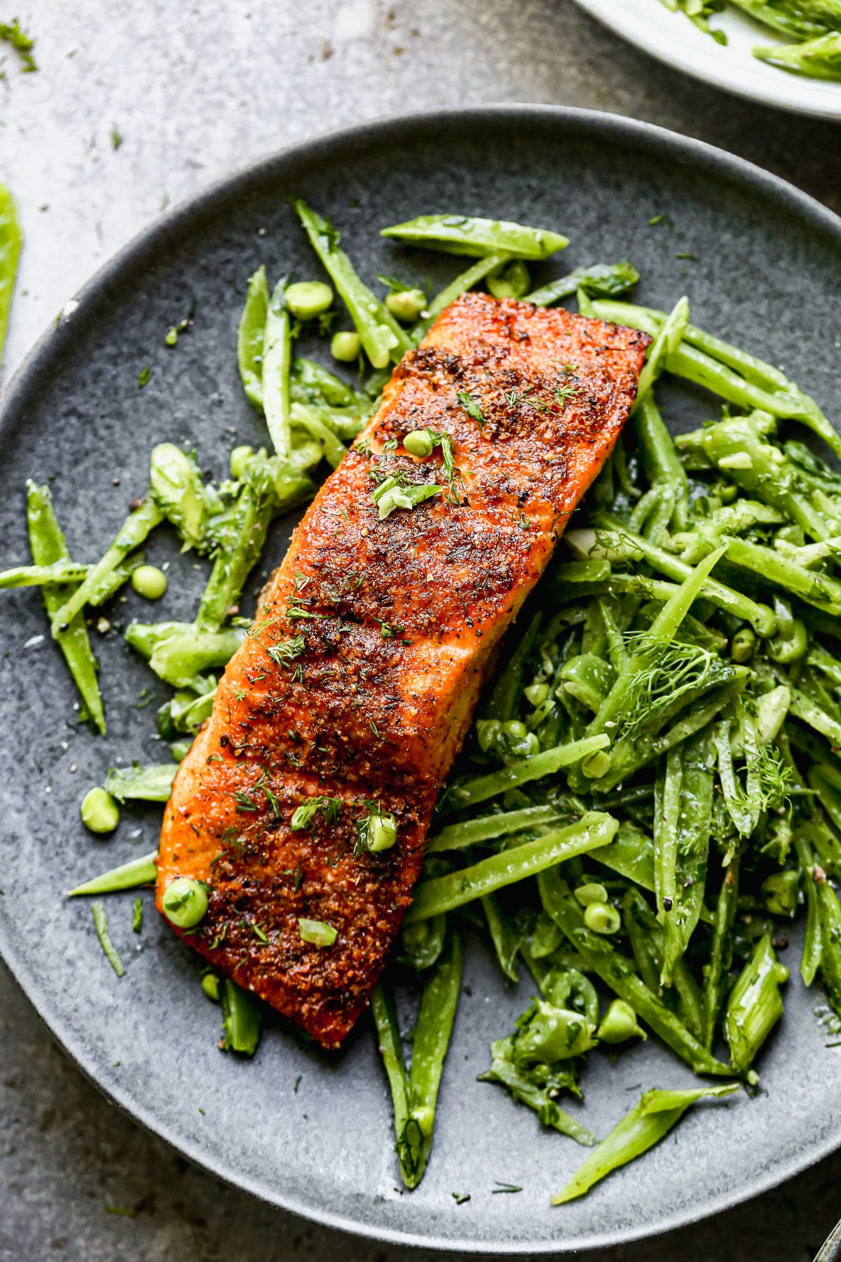 Want salmon that's ultra crispy on the outside, moist on the inside, and abundant with flavor? Head straight the grocery store and pick up the ingredients for our Blackened Air Fryer Salmon with Snap Pea Salad. This bright, spring-forward meal comes together in less than 30 minutes and will certainly find a home in your weekly dinner rotation.&nbsp;