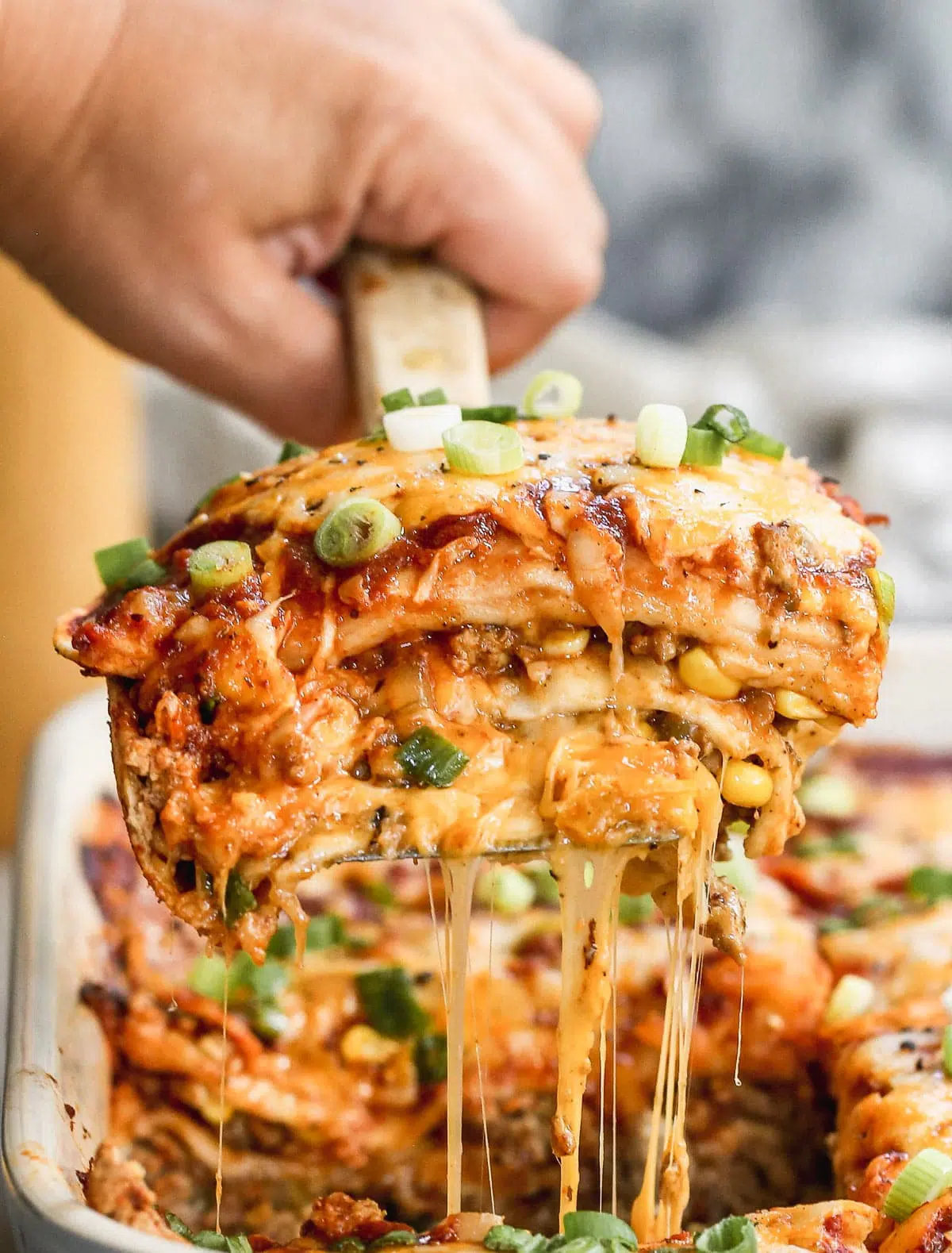 Packed with ground chicken or turkey, plenty of veggies, and an easy homemade enchilada sauce, our Chicken Enchilada Casserole is the perfect way to get your enchilada fix in an easier form. Make a day in advance and pop in the oven when you're ready to eat.&nbsp;