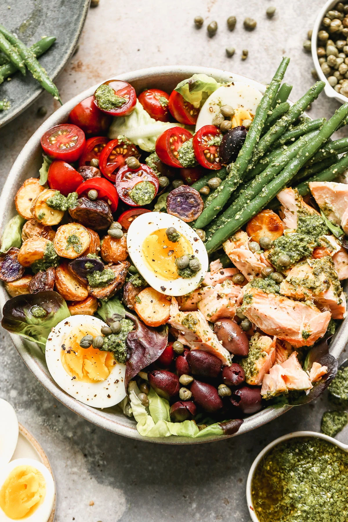 Salmon Nicoise Salad Lunchbox