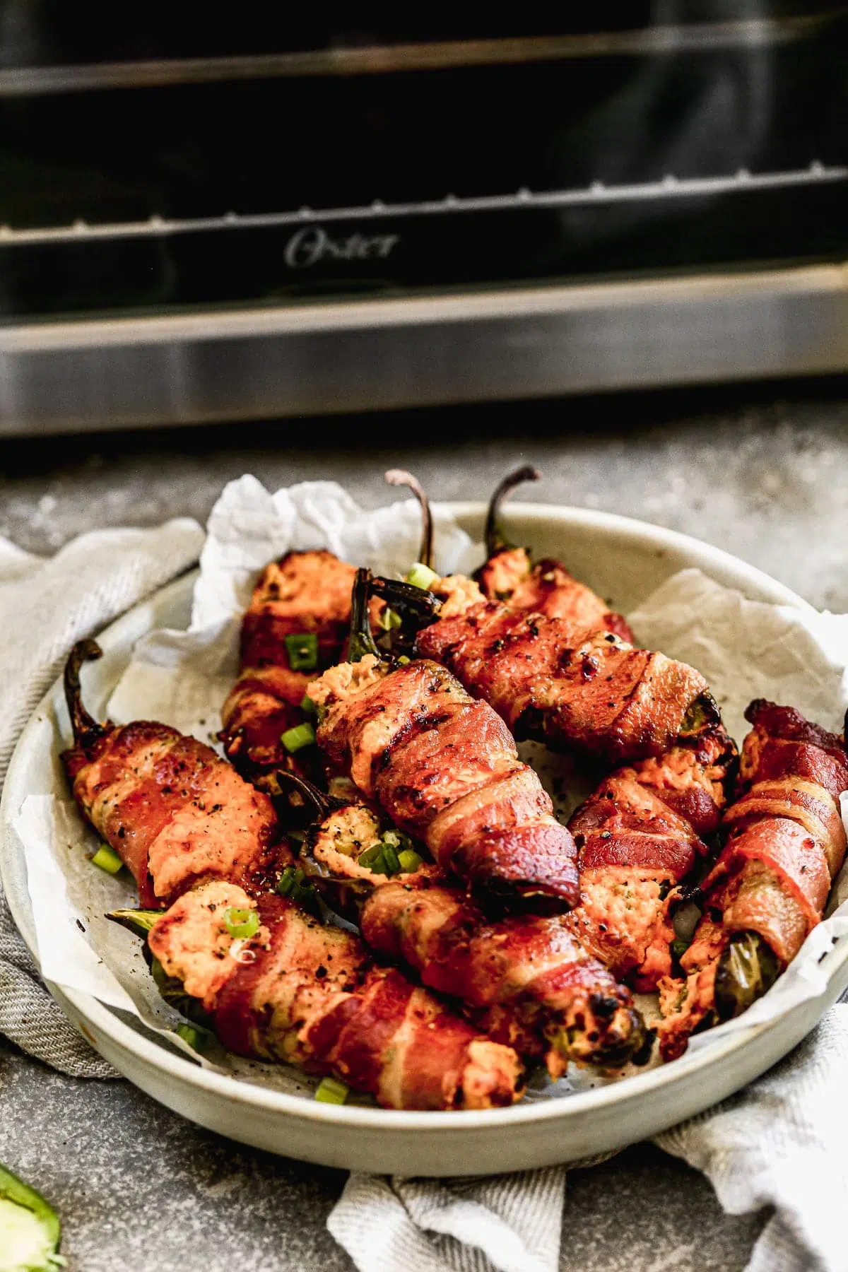 Game Day grub doesn't get more quintessential than jalapeño poppers and buffalo chicken, but when you combine the two in our Air Fryer Jalapeño Poppers? Finger food nirvana.