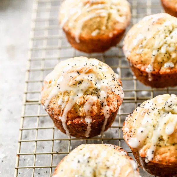 Light and airy, slightly sweet and full of bright citrus, Lemon Poppy Seed Muffins are the perfect spring snack or breakfast.
